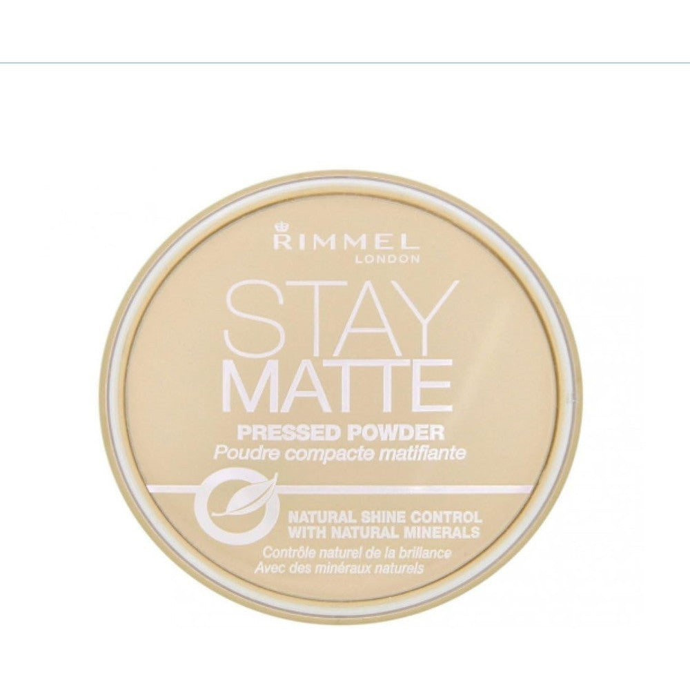 Rimmel London Stay Matte Pressed Powder, Sandstorm [004], 0.49 oz (Pack of 4)
