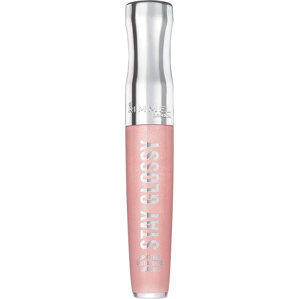 Rimmel Stay Glossy 6HR Lip Gloss, Dorchester Rose, 0.18 Fl Oz (Pack of 2)