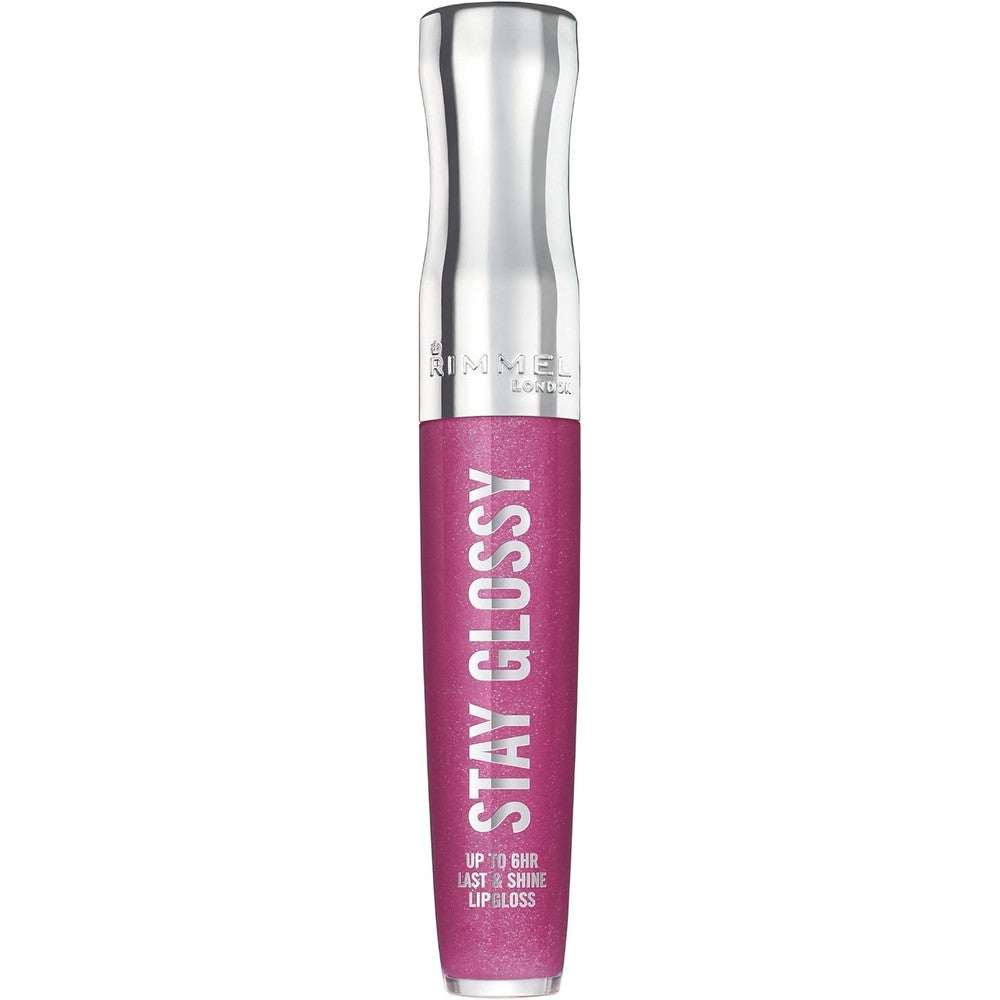 Rimmel Stay Glossy Lipgloss, Savoy Plum, 0.18 Fl Oz (Pack of 1)