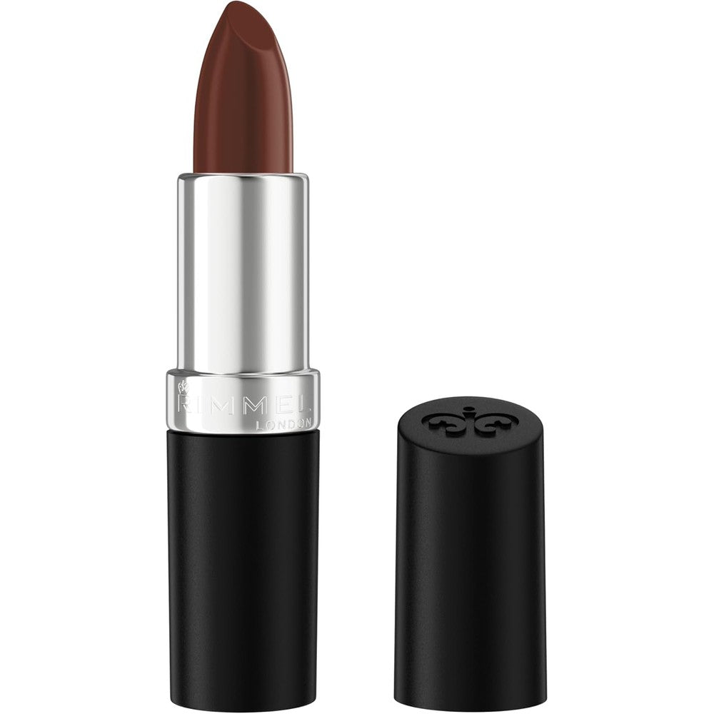 Rimmel Lasting Finish Lipstick | Up to 8 Hours of Intense Lip Color with Color Protect Technology and Exclusive Black Diamond Complex | 0.14 fl oz (Pack of 1) | 90 Cappucino Deep