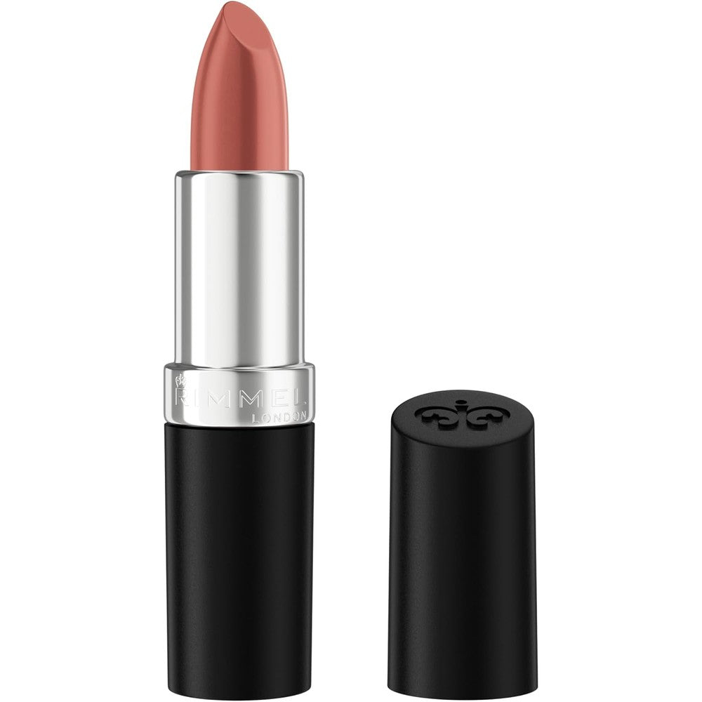 Rimmel Lasting Finish Lipstick | Up to 8 Hours of Intense Lip Color with Color Protect Technology and Exclusive Black Diamond Complex | 90's Nude Collection | 0.14 fl oz (Pack of 1) | 40 Kinda Cute