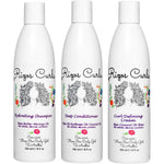 Rizos Curls Trio Bundle, Hydrating Shampoo & Deep Conditioner & Curl Cream Bundle, Gently Cleanse and Hydrate Curly Hair, Style & Define Curls for Frizz Free Volume, For All Curl Patterns 2a - 4c