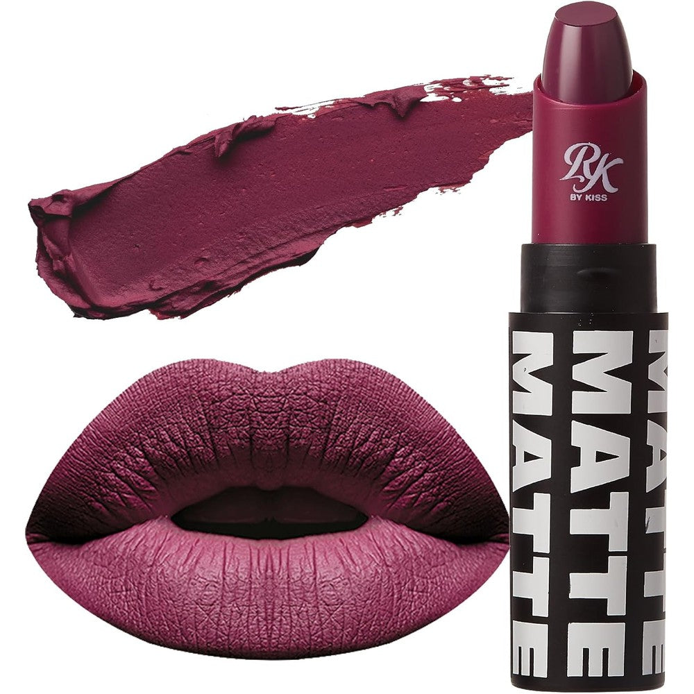 Kiss Ruby Kisses Matte Lipstick Plum Wine (3ml)