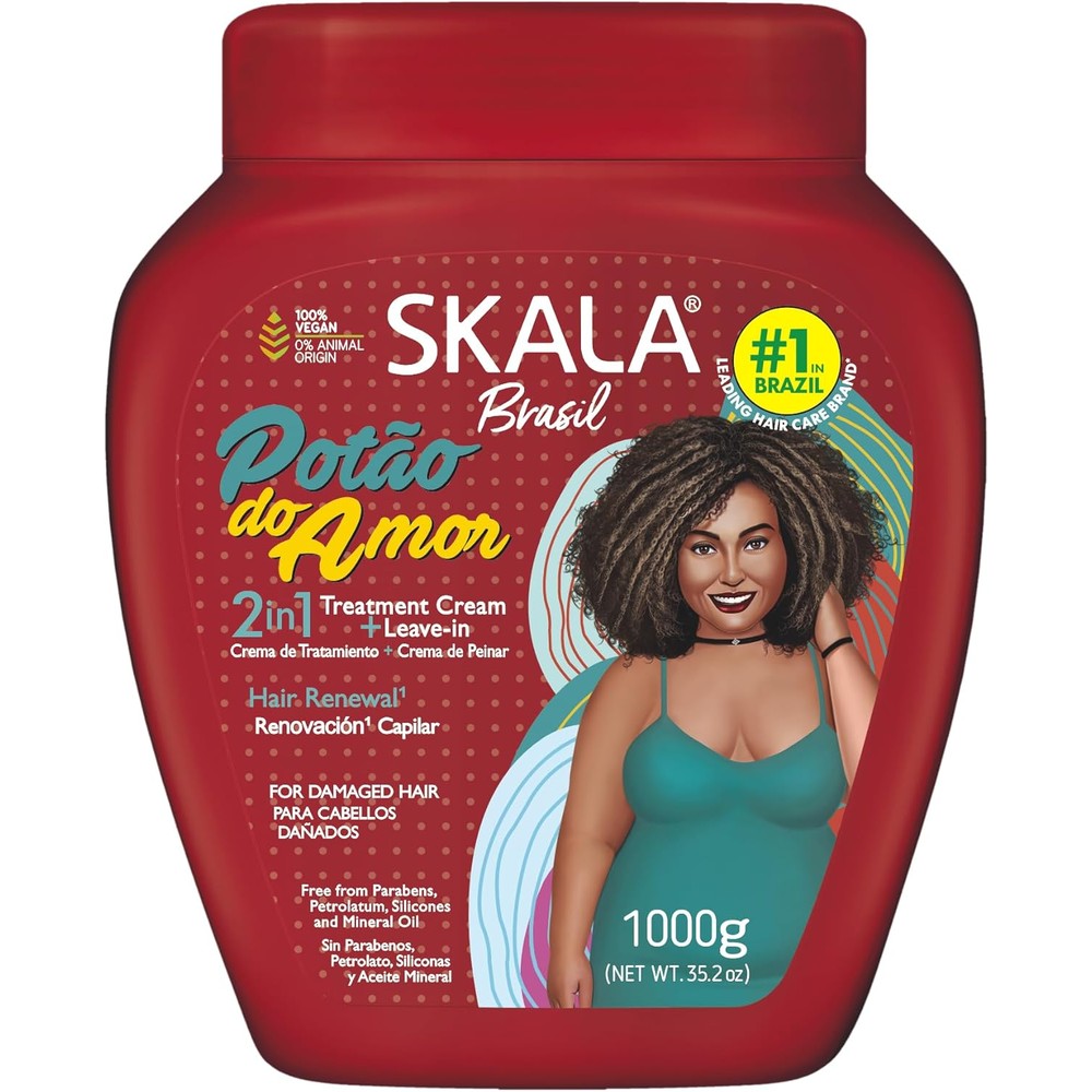 Skala Potao Do Amor Two In One Treatment Cream front view of red packaging container