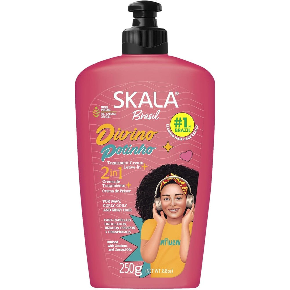 Skala Divino Potinho 2 in 1 leave in conditioner front view bottle