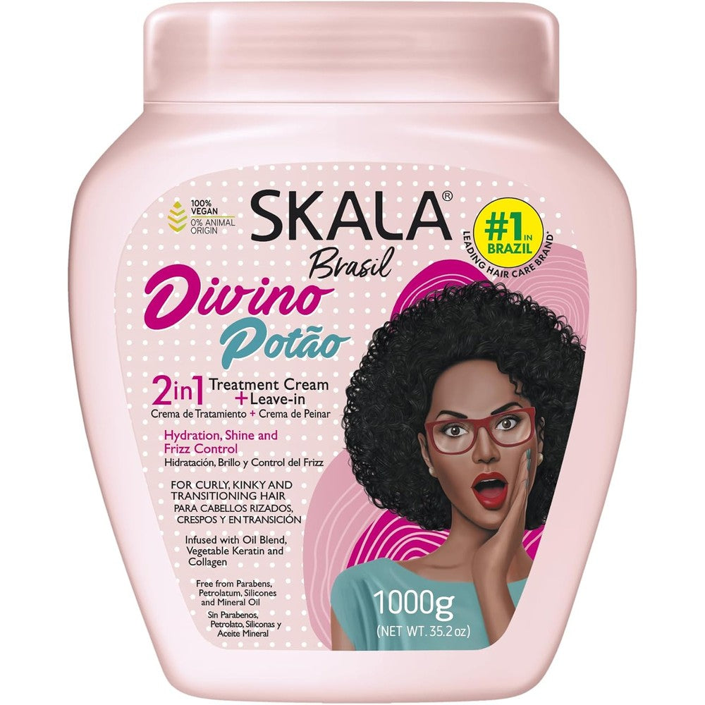 SKALA Expert Divino Potao 2 in 1 hair cream front view of one kilogram jar