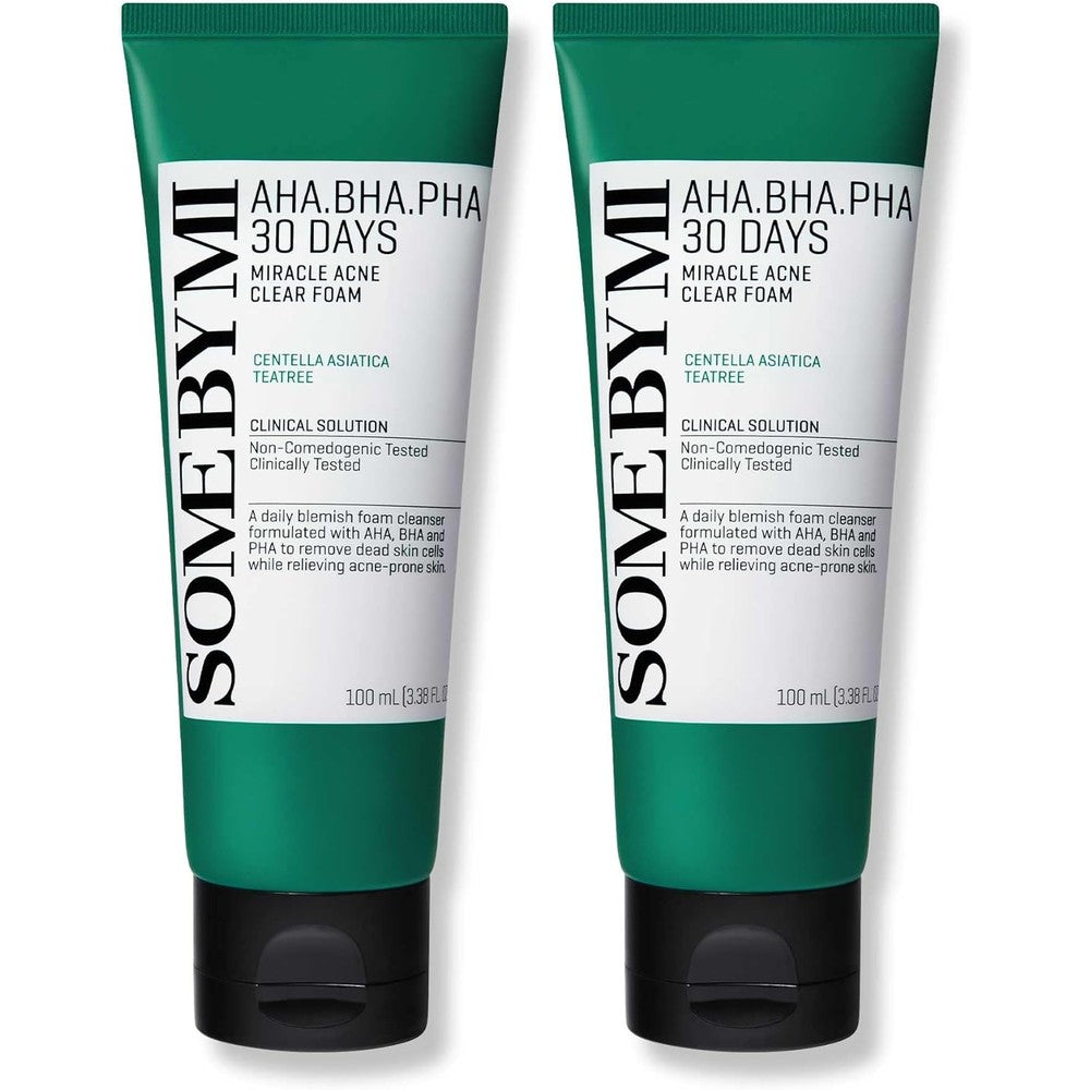 Some By Mi AHA BHA PHA 30 Days Miracle Acne Clear Foam front view