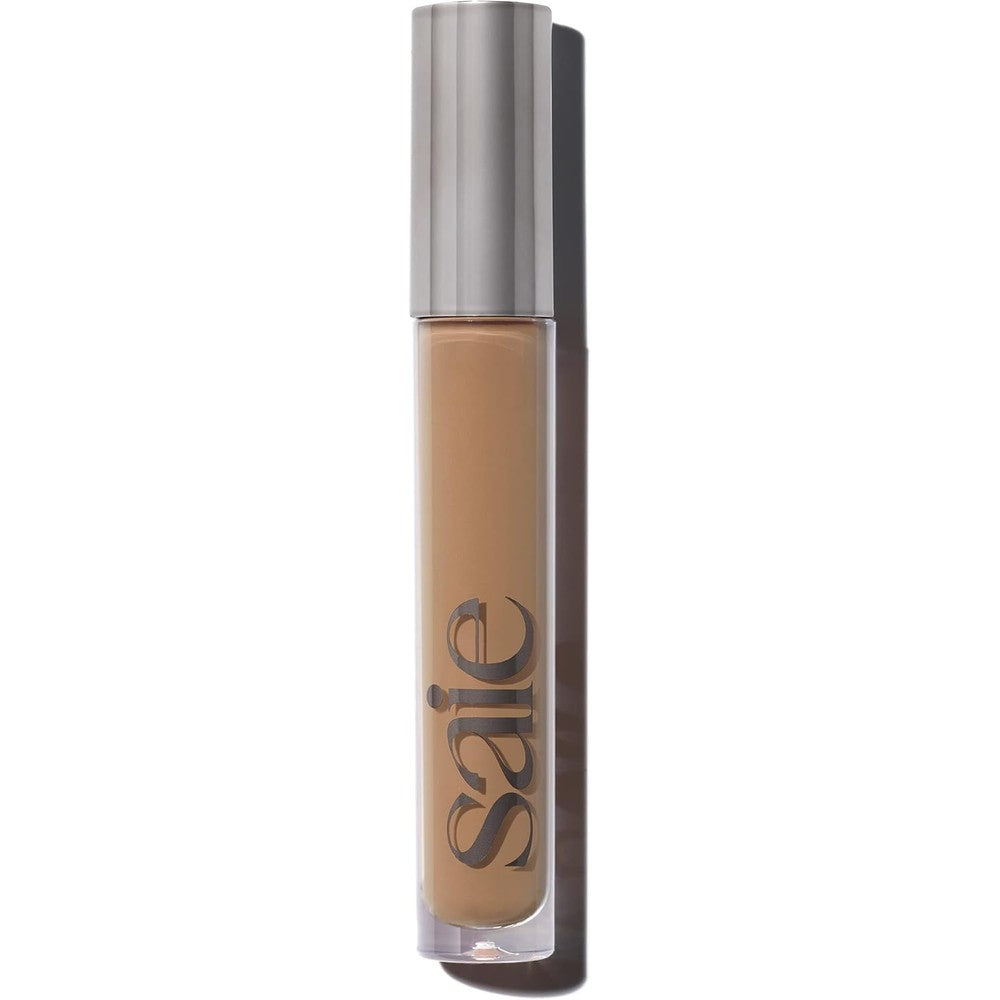 Saie Hydrabeam Under Eye Brightener - Sheer + Hydrating Concealer with Glycerin, Squalane + Cucumber Extract - Brightening Under Eye Concealer + Corrector for Even, Glowing Skin - Shade 5.5 (0.2 oz)