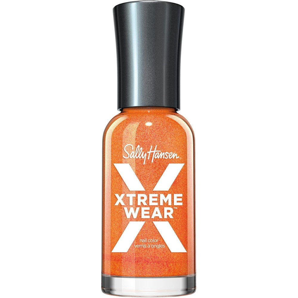 Sally Hansen Xtreme Wear Nail Polish, Streak-Free, Shiny Finish, Long-Lasting Nail Color, Tango-rine, 0.12 fl oz