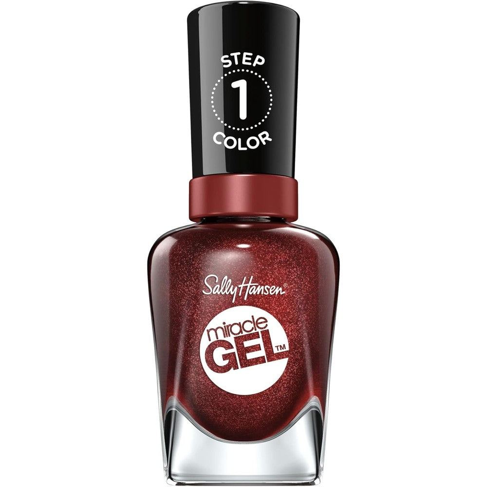 Sally Hansen Miracle Gel nail polish Spice Age front view bottle