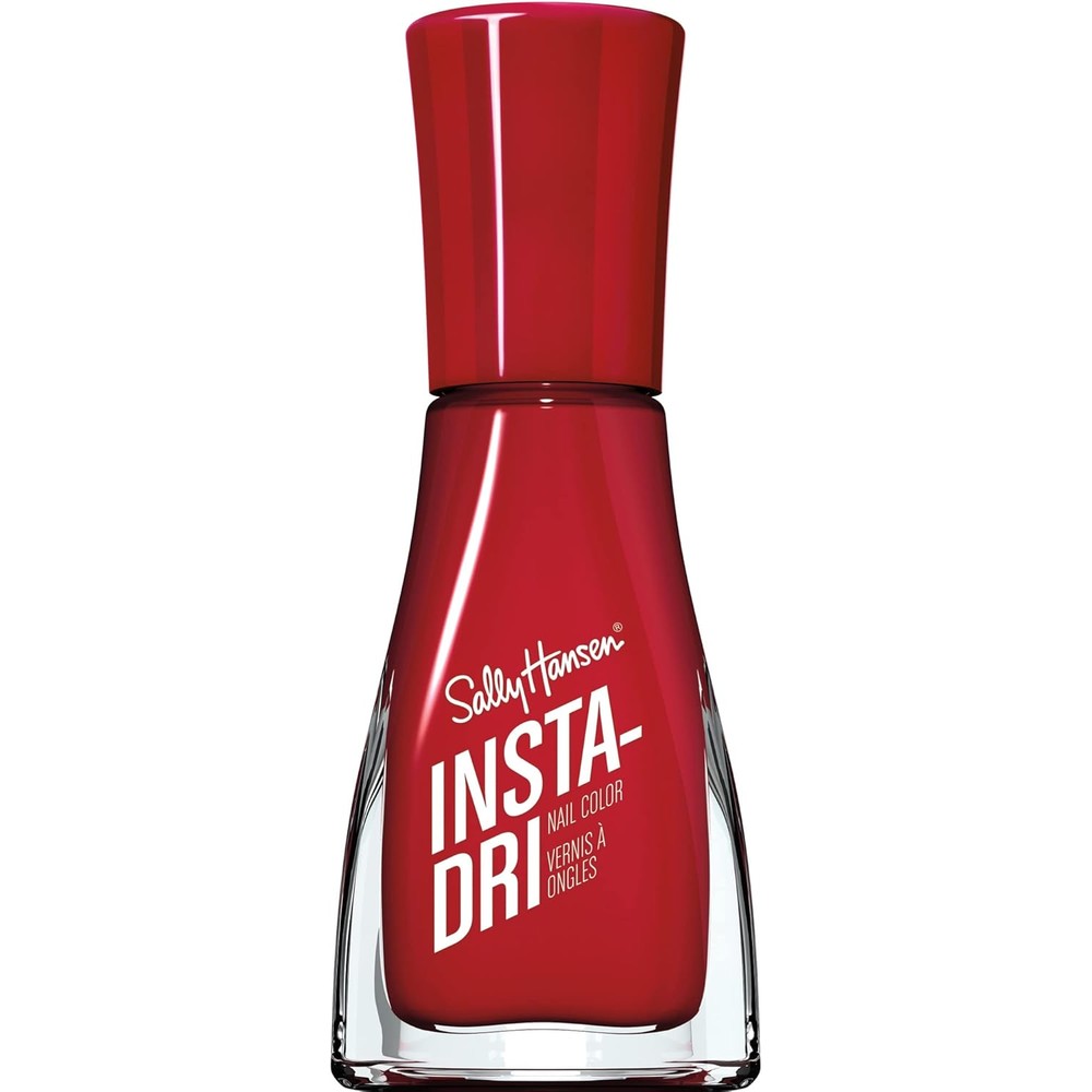 Sally Hansen Insta-Dri(R), ASAP Apple, Quick Dry, Long Lasting, Streak-Free Shine, Red Nail Polish