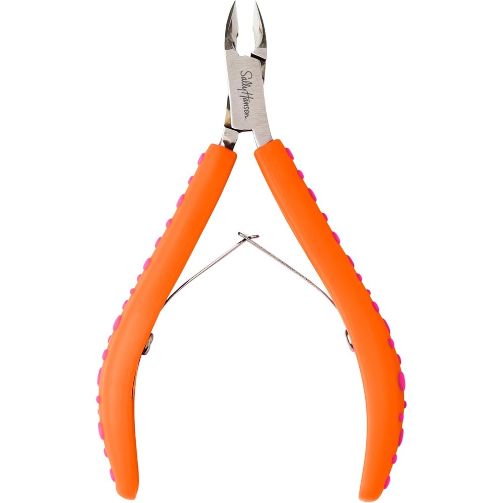 Sally Hansen Beauty Tools Salon Effects Pro Nip 'Em Neat Cuticle Nipper | Smaller Blade for Precision Trimming | Stainless Steel Contoured Handle, Controlled Grip