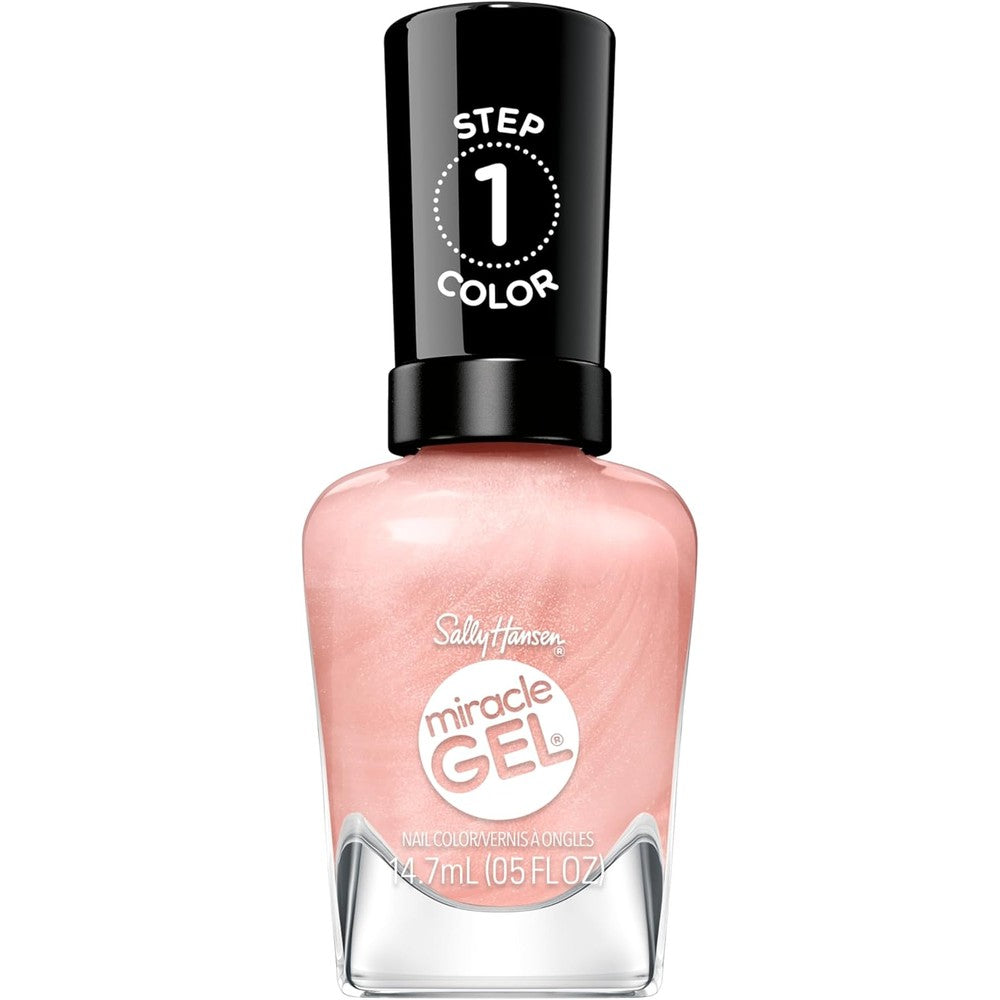 Sally Hansen Miracle Gel Supercharged Pinks Nail Polish | Salon Quality Gel-Like Formula, Two-Step System, No UV Light Needed, Long Lasting | 315 Tough Love | Fuchsia Pink Crme Nail Color