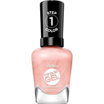 Sally Hansen Miracle Gel Supercharged Pinks Nail Polish | Salon Quality Gel-Like Formula, Two-Step System, No UV Light Needed, Long Lasting | 315 Tough Love | Fuchsia Pink Crme Nail Color