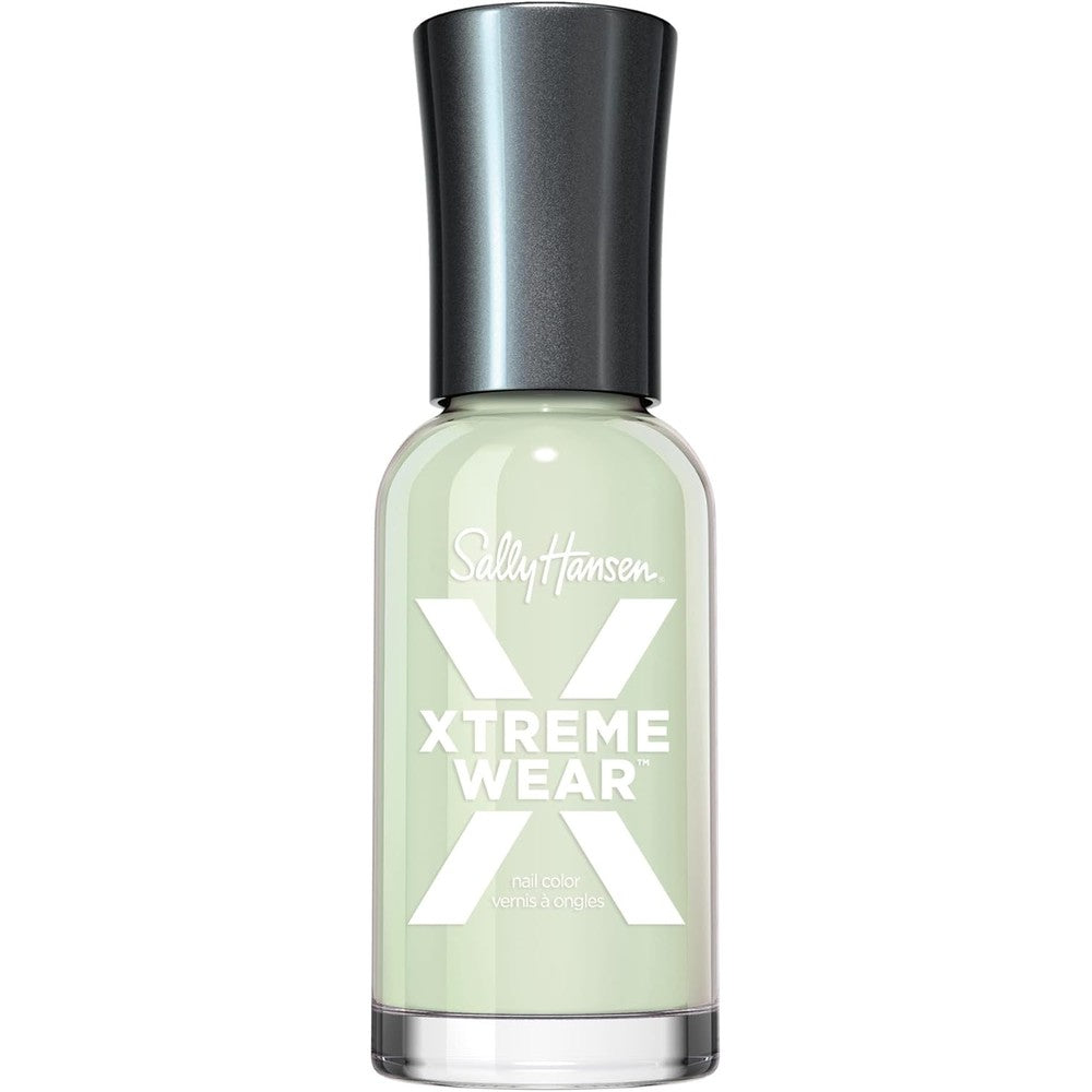 Sally Hansen Xtreme Wear Nail Polish | Streak-Free, Shiny Finish, Long-Lasting, Chip-Resistant, Opaque | Aloe-ha | Pale Mint Green