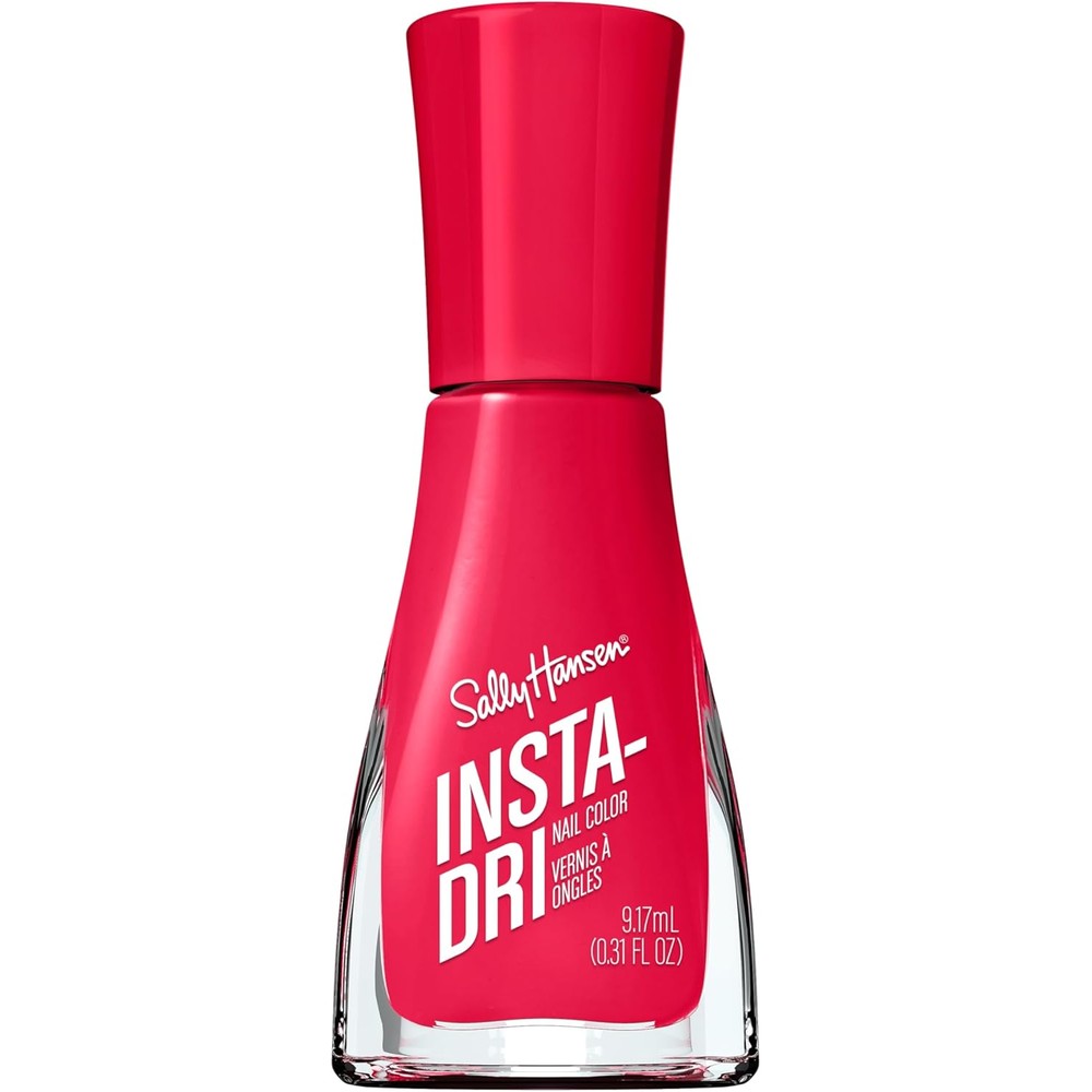 Sally Hansen Insta-Dri Nail Polish | Quick Dry, Long Lasting, Streak-Free Shine | Opaque, Glossy | 362 Crimson Crush | Classic Crimson Red Nail Color
