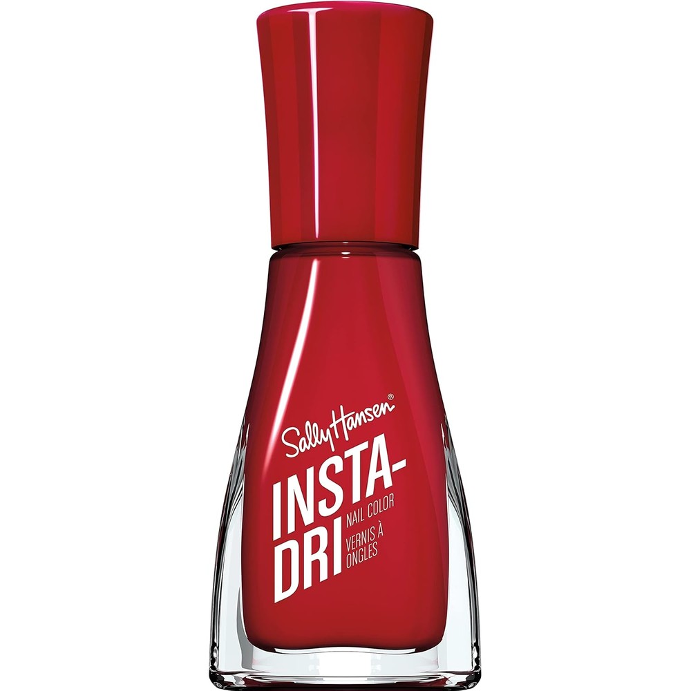 Sally Hansen Insta-Dri Nail Polish | Quick Dry, Long Lasting, Streak-Free Shine | Opaque, Glossy | 383 ASAP Apple | Bright Apple Red Nail Color