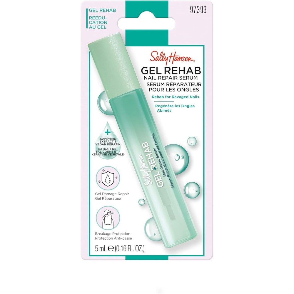 Sally Hansen Gel Rehab Nail Treatment Pen | Repair, Hydrate & Renew | Strengthens and Restores Damaged Nails | Keratin & Vitamin Complex | Easy, Mess-Free Nail Care on the Go