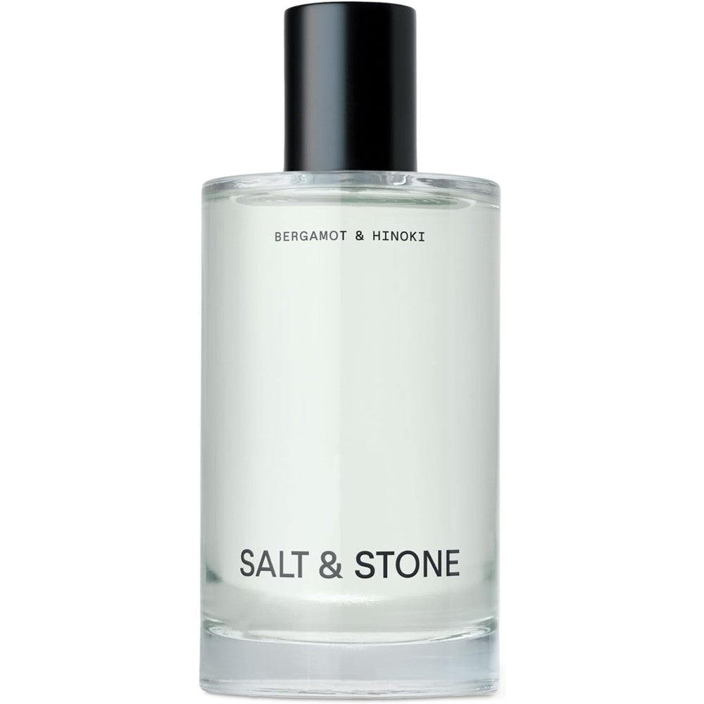 Salt And Stone Bergamot And Hinoki Body Mist front view luxury fragrance bottle