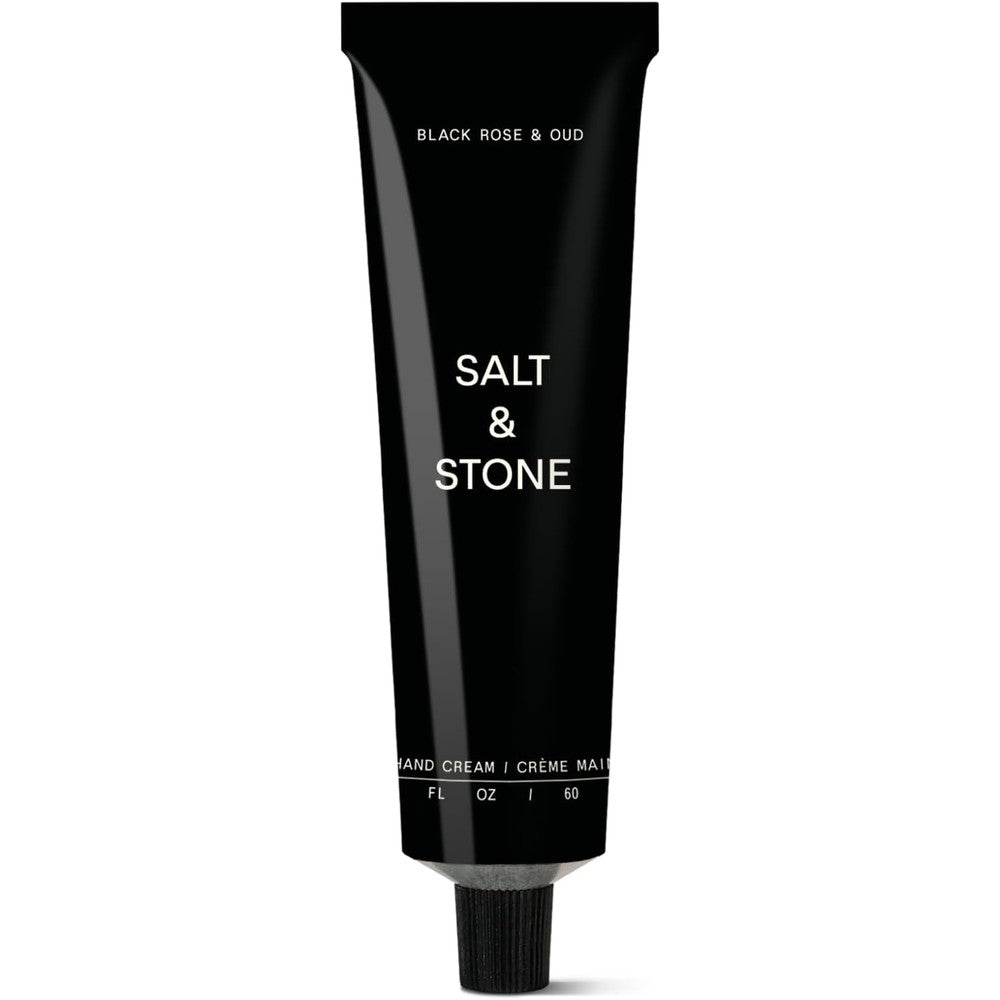 Salt And Stone hand cream front view tube packaging