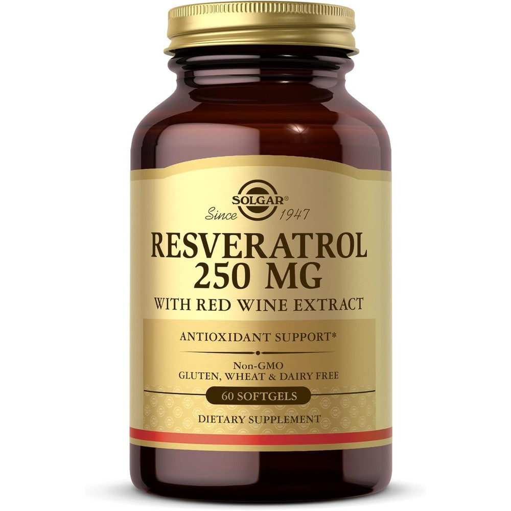 Resveratrol 250mg Solgar 60 Softgel