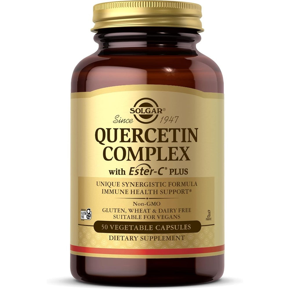 Solgar Quercetin Complex front view bottle supplement