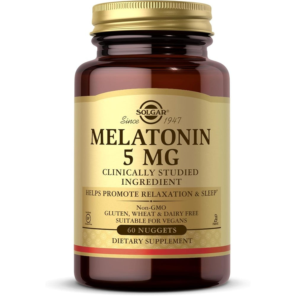 Melatonin 5mg Nuggets Solgar 60 Tabs