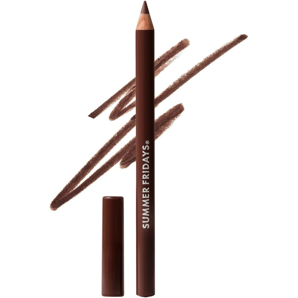 Summer Fridays SoftLine Lip Liner Pencil in Espresso front view