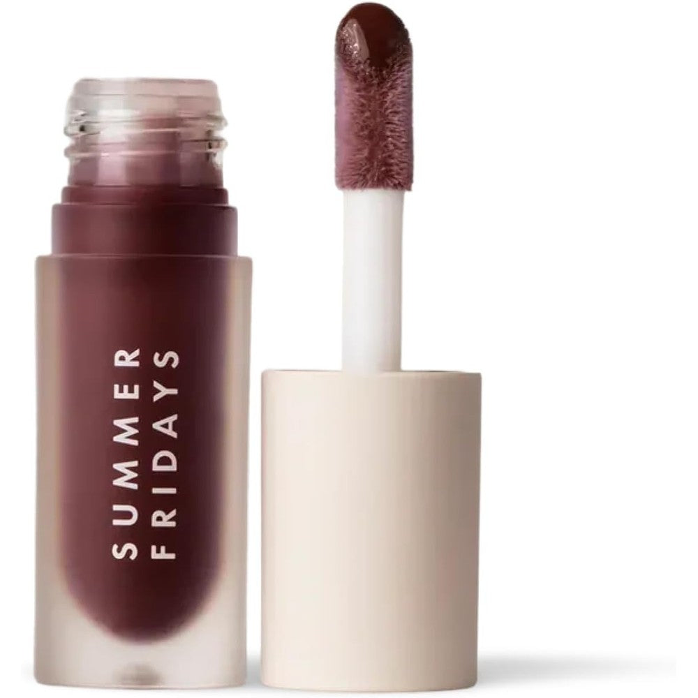Summer Fridays Dream Lip Oil Rosewood Nights front view packaging