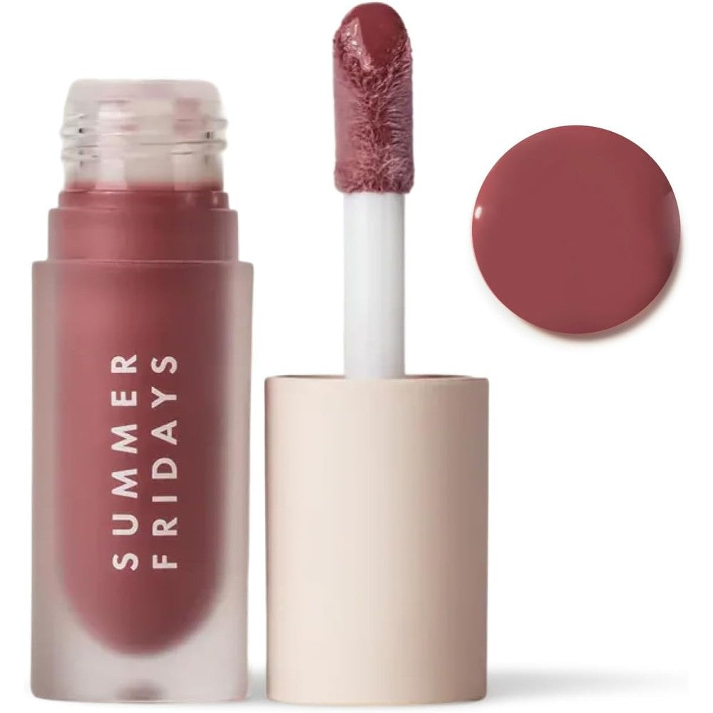 Summer Fridays Dream Lip Oil in Soft Mauve front view packaging