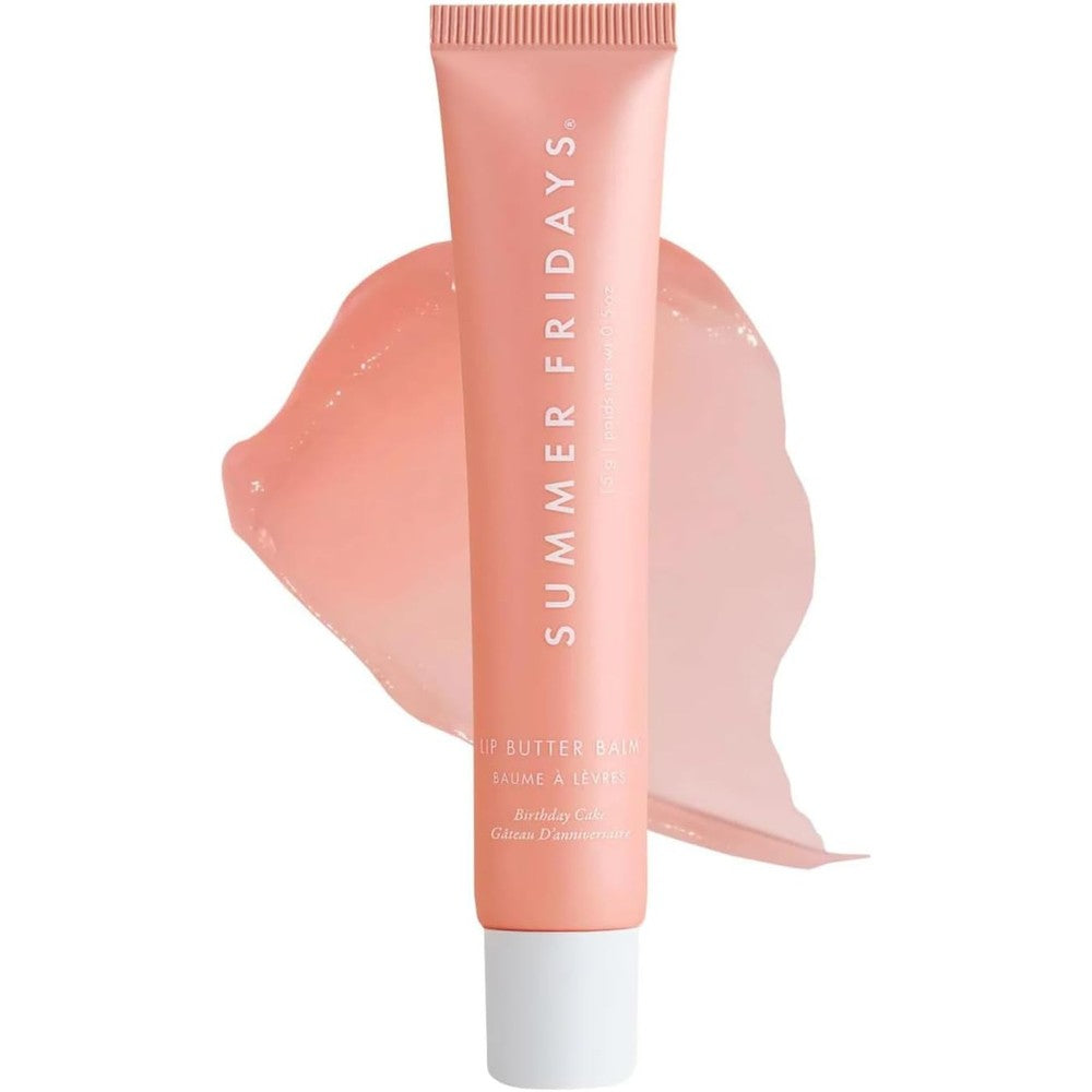 Summer Fridays Tinted Lip Butter Balm Birthday Cake front view packaging