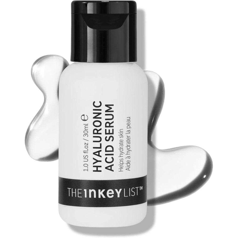 The INKEY List Hyaluronic Acid Serum front view bottle for intense skin hydration.