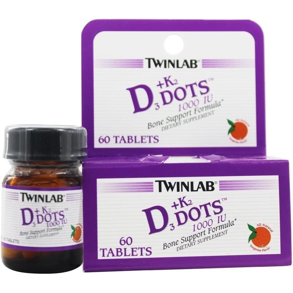 Twinlab Vitamin D3 1000 + K2dot