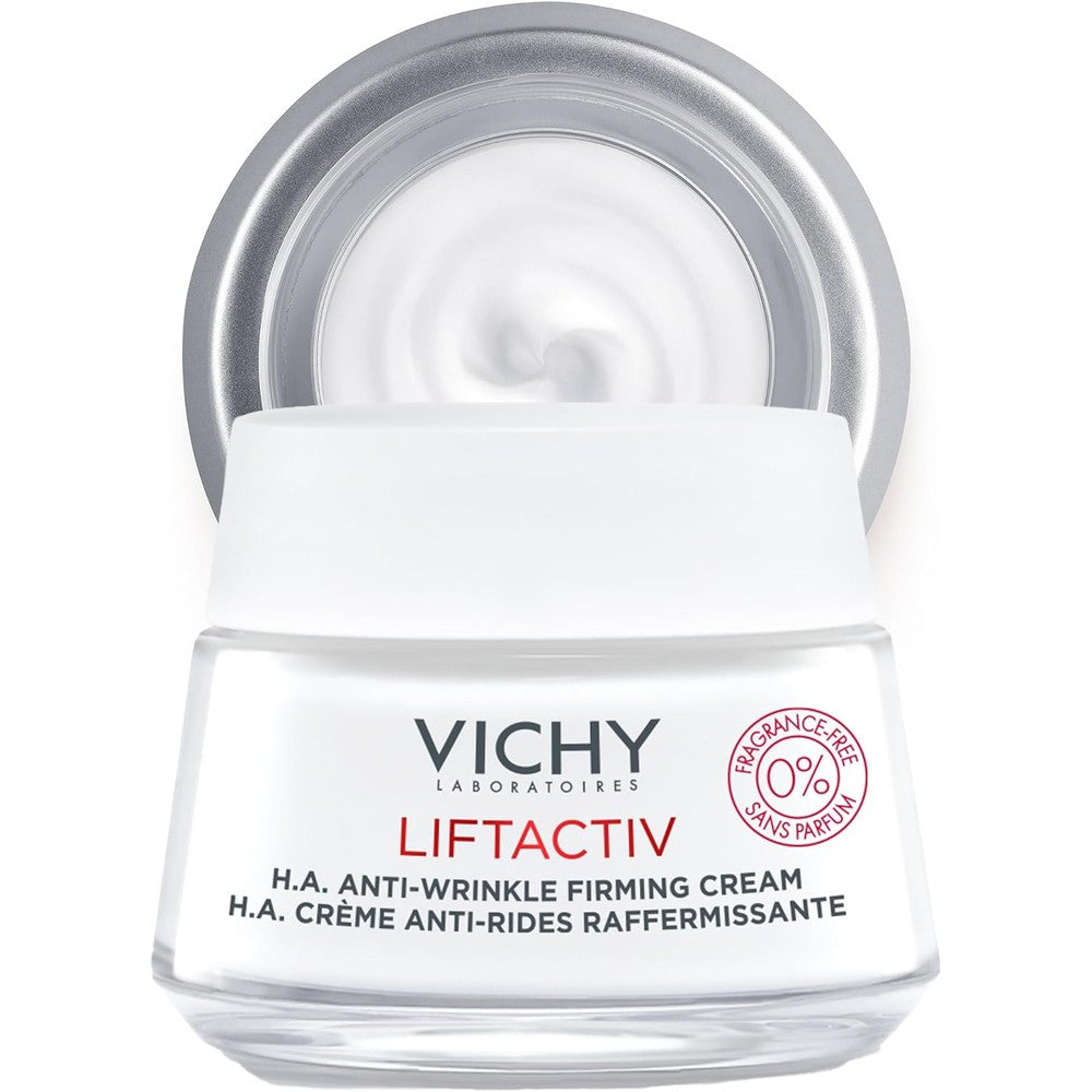 Vichy LiftActiv H.A. Anti-Wrinkle Firming Cream front view jar