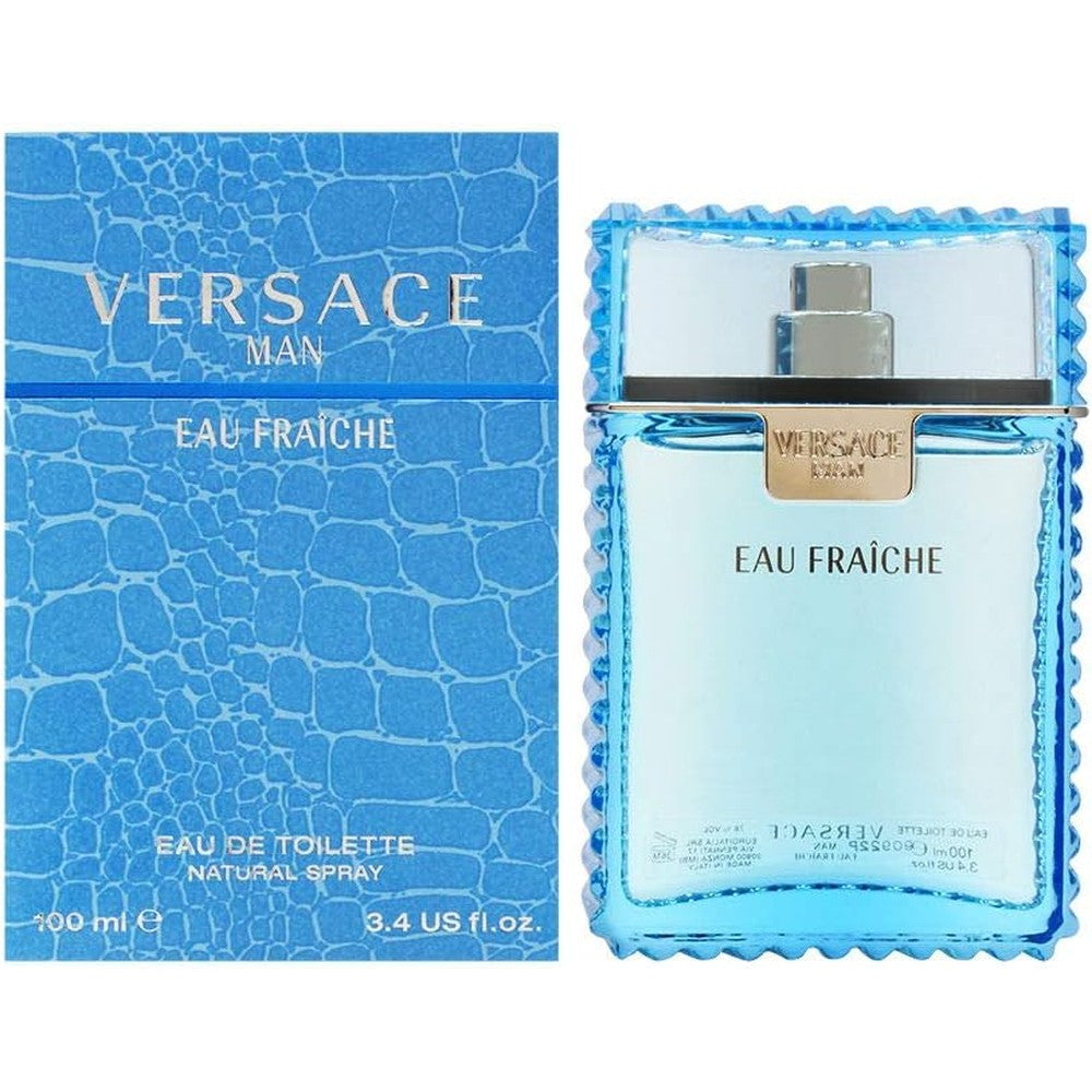 Versace Man Eau Fraiche By Gianni Versace For Men Deodorant Spray 3.4 Oz