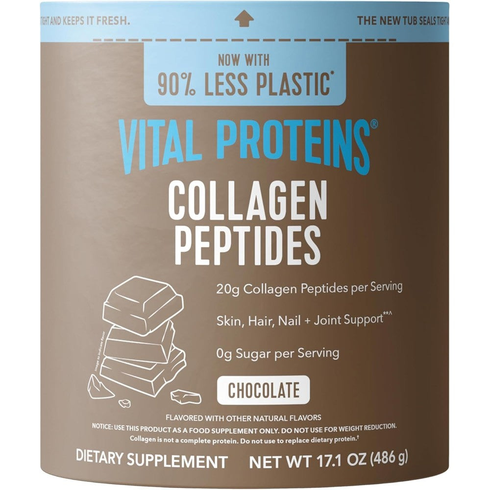 Vital Proteins grass fed collagen powder front view
