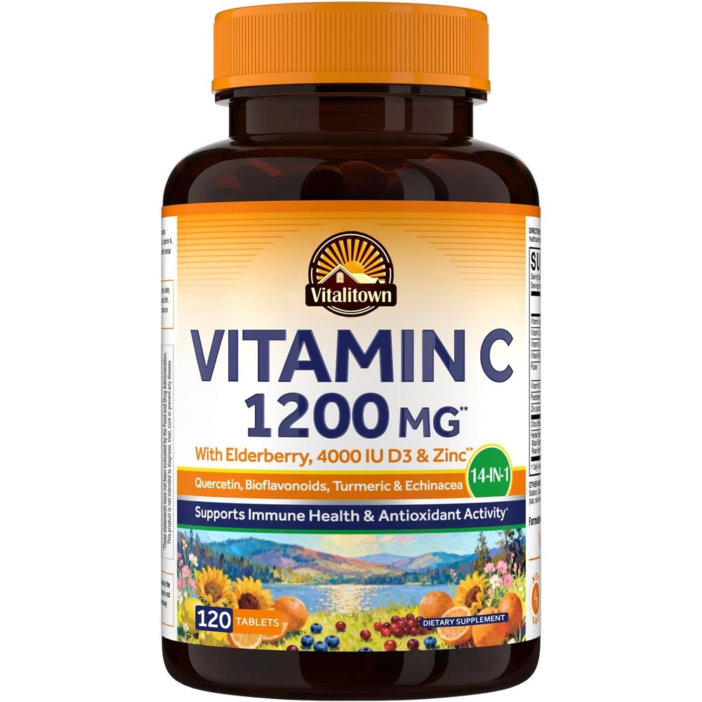 Vitalitown Vitamin C Complex front bottle view