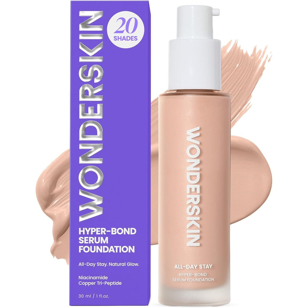 Wonderskin Hyper Bond All-Day Stay Serum Foundation Muse bottle front view
