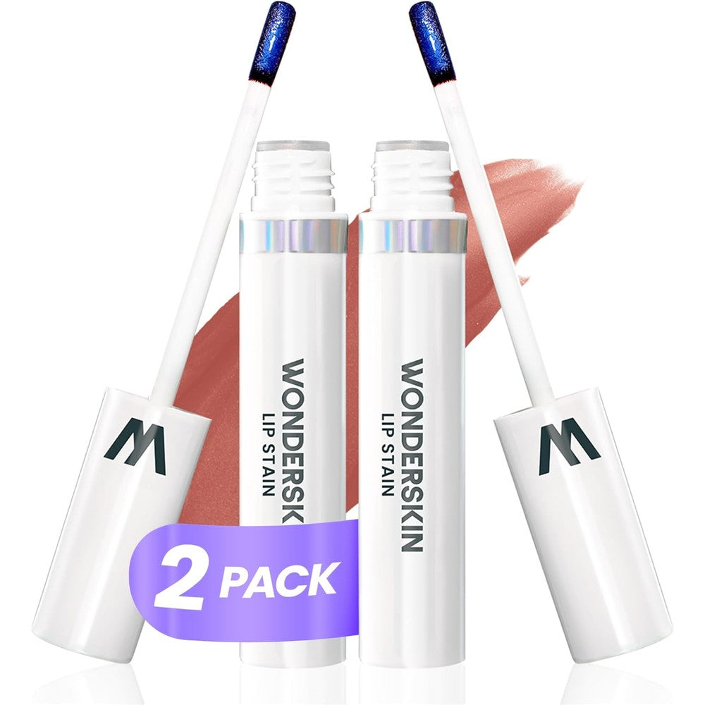 Wonderskin Wonder Blading Lip Stain Peel Off Masque 2 Pack front view showcasing the packaging