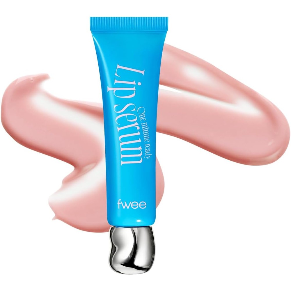 Fwee One Minute Ready Lip Serum front view packaging for conditioning dry lips.