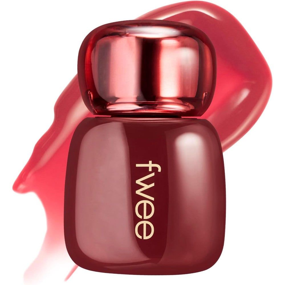 fwee 3D Voluming Tint 12 Fig Dip front view of the squarish glossy bottle