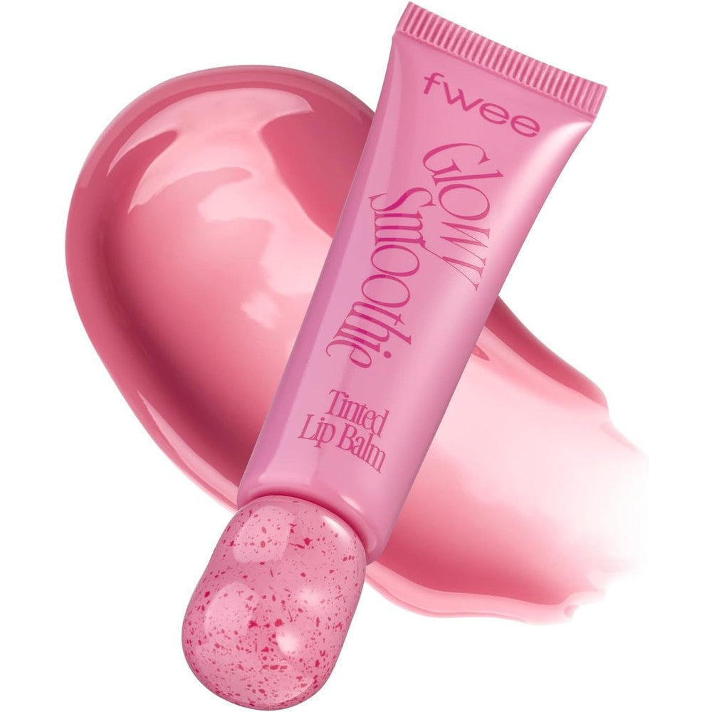 Fwee Glowy Smoothie Tinted Lip Balm Acai Vanilla front view showing the sleek tube packaging.
