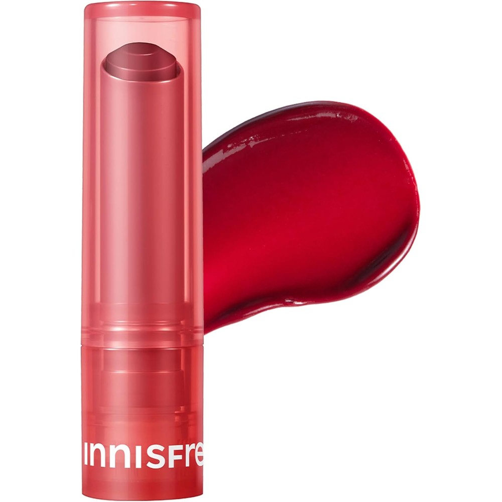 Innisfree Dewy Tint Lip Balm front view packaging showing authentic Korean beauty product.