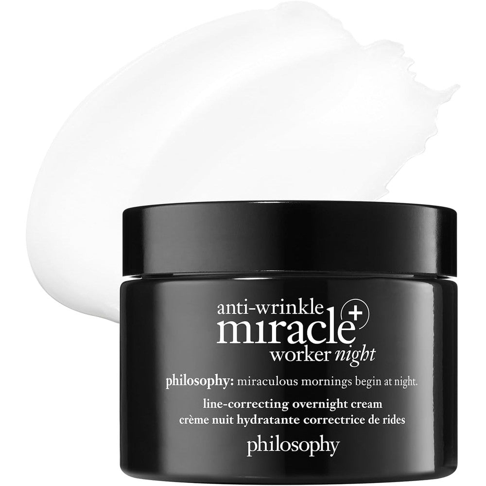 Philosophy Anti-Wrinkle Miracle Worker Overnight Cream front packaging