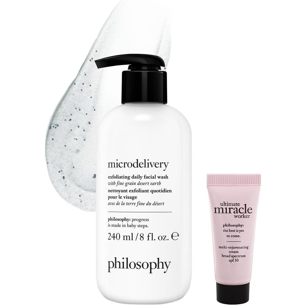 Philosophy Microdelivery Exfoliating Daily Facial Wash front view bottle