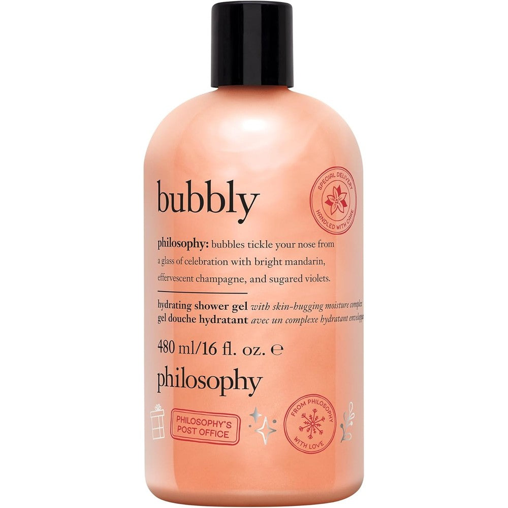 Philosophy Bubbly Hydrating Bath and Shower Gel bottle front view