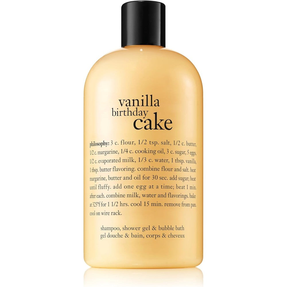 Philosophy Vanilla Birthday Cake 3-in-1 Shower Gel front view