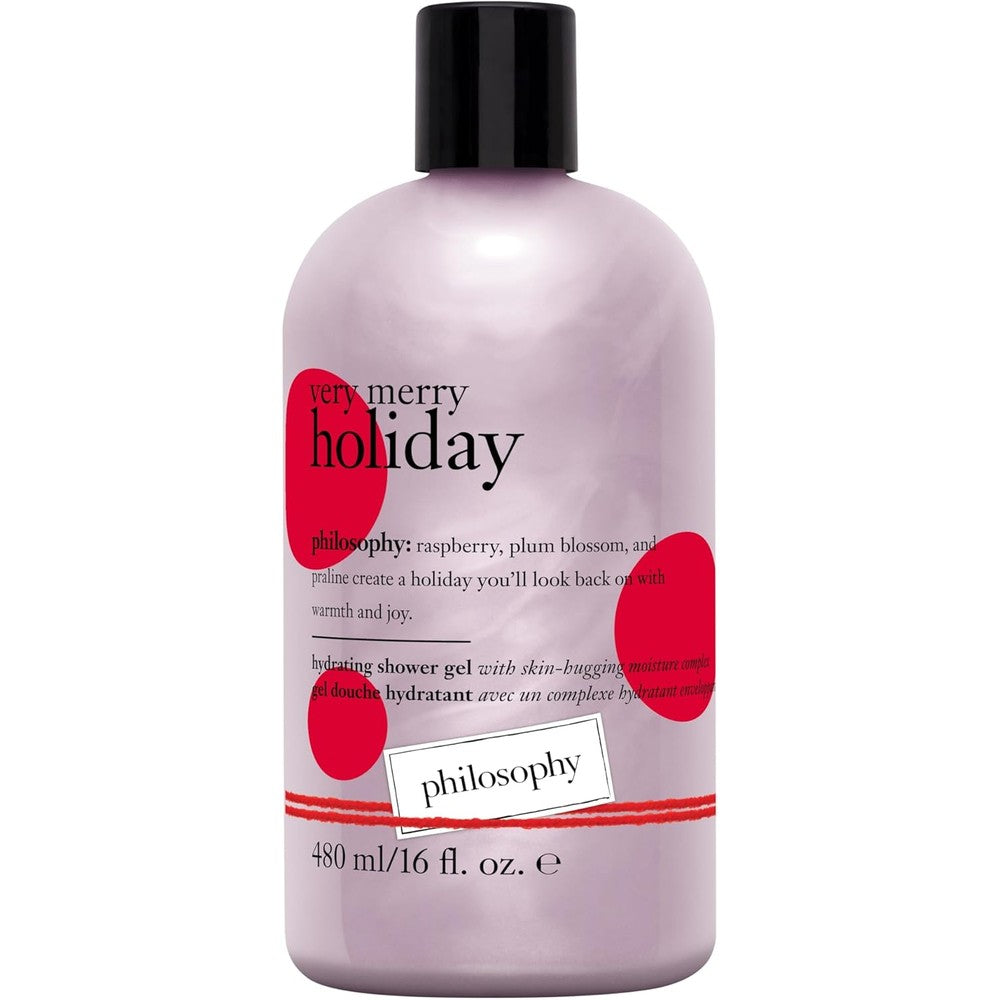 Philosophy Scent-Sational Hydrating Bath and Shower Gel front view luxury moisturizing body wash