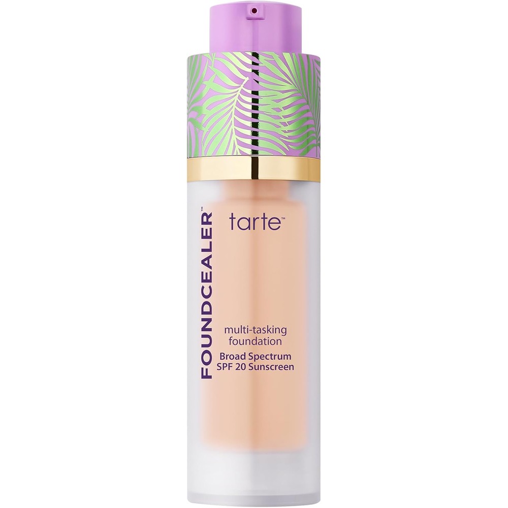 tarte Babassu Foundcealer Dewy Foundation Broad Spectrum SPF 20 Sunscreen - Foundation & Concealer in 1 with SPF, Vegan Skincare Makeup with Radiant Buildable Medium Coverage, Cruelty Free