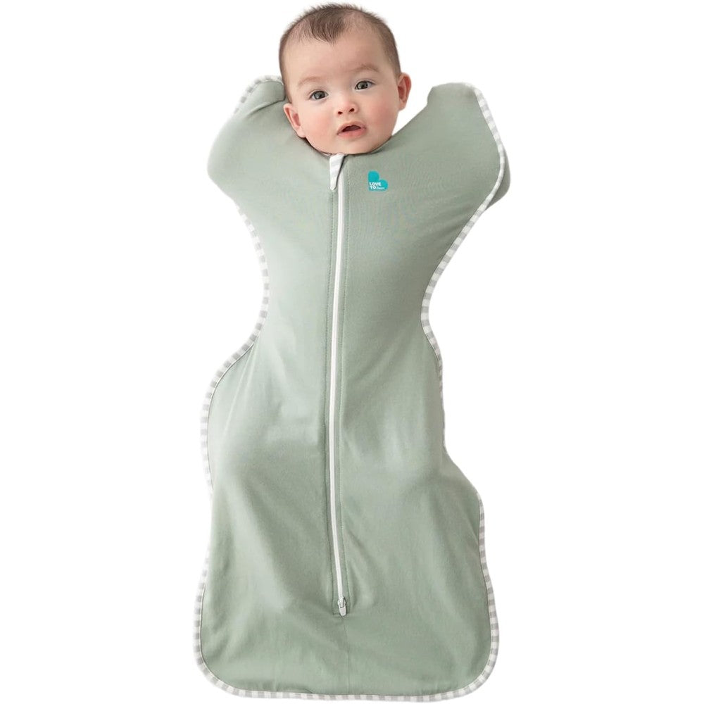 Love To Dream Swaddle Up small size in olive front view